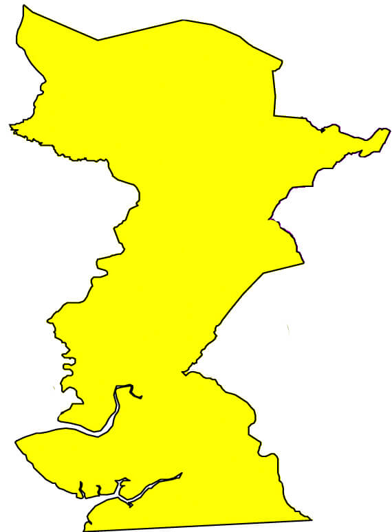 Mapa del municipio de Choluteca